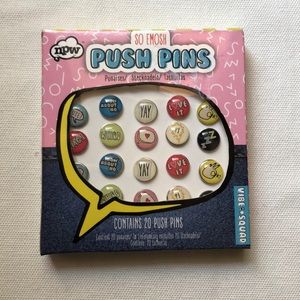 Exclamation push pins